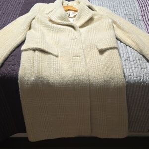 Calvin Klein Cream Teddy Jacket